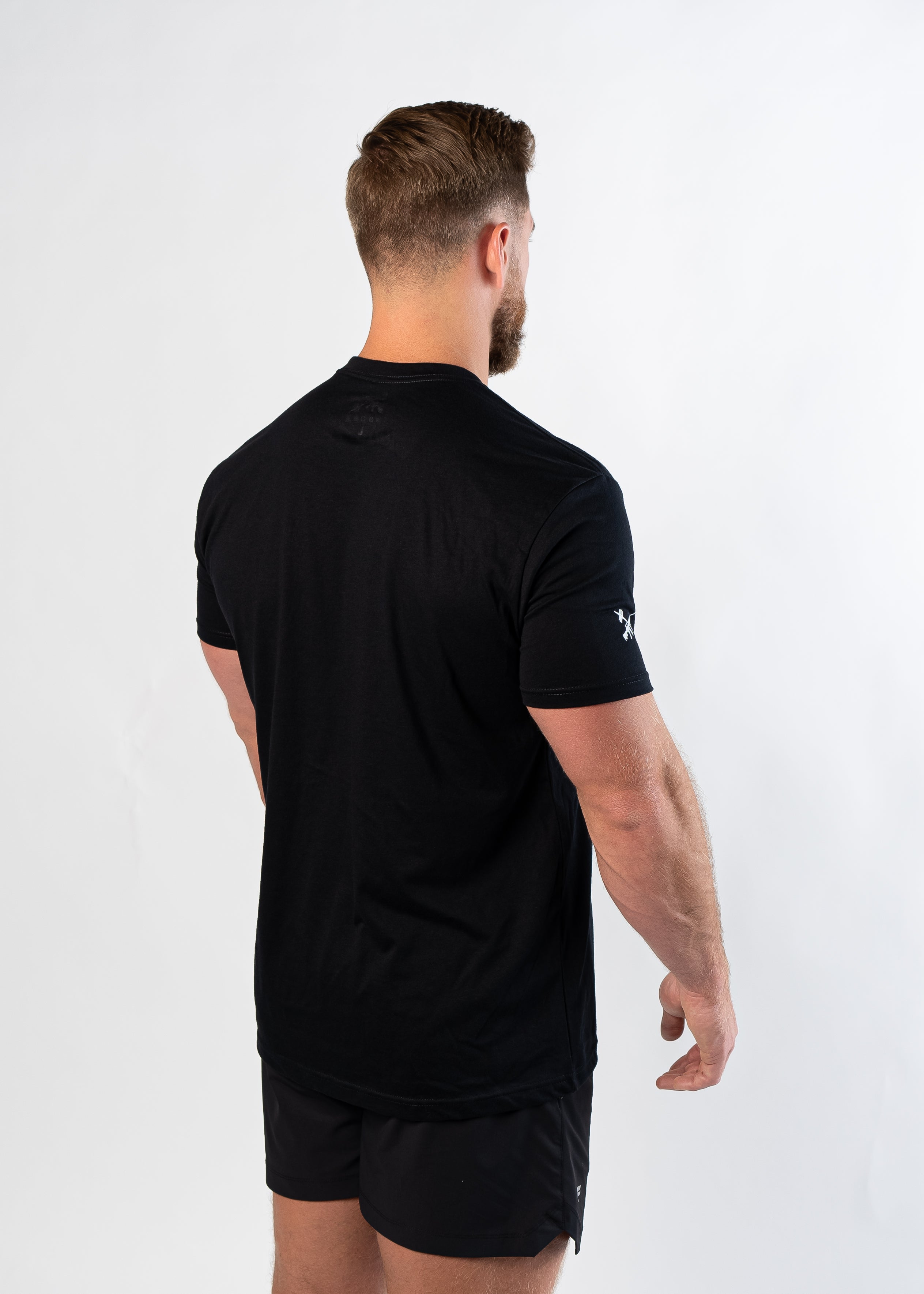 Basic Fitted T-Shirt - Flag Logo | Night Ops