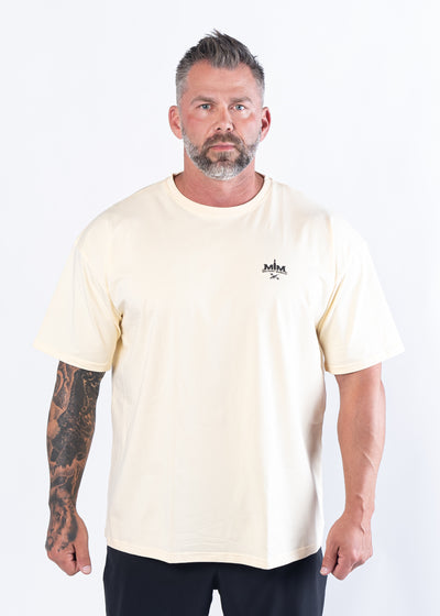 Initial Issue Oversized T-Shirt - Lions | Coffee Cream