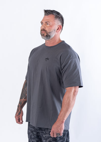 Initial Issue Oversized T-Shirt - Darkness | Gunmetal