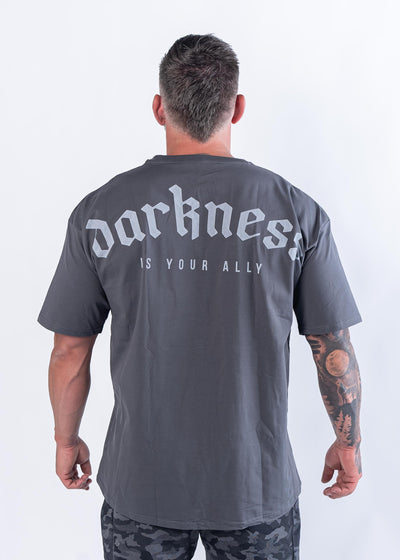 Initial Issue Oversized T-Shirt - Darkness | Gunmetal