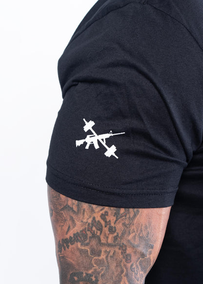 Basic Fitted T-Shirt - Flag Logo | Night Ops