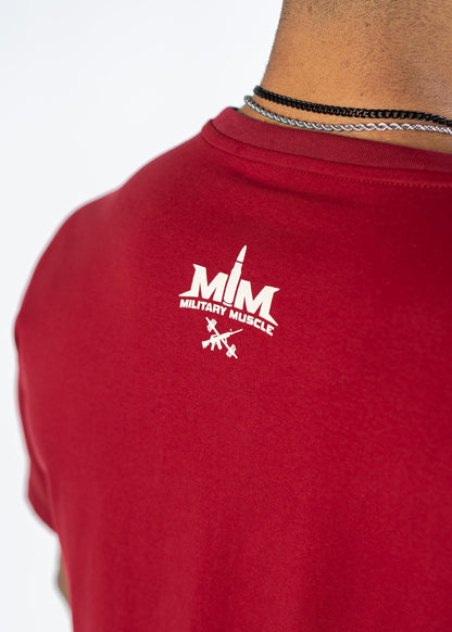 Initial Issue Oversized T-Shirt - Fire | Blood Red