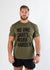 Basic Fitted T-Shirt - No One Cares | OD Green